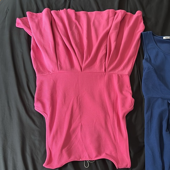 White Mark Successfully Comfortable 3xl dresses - blue and pink - Picture 4 of 5